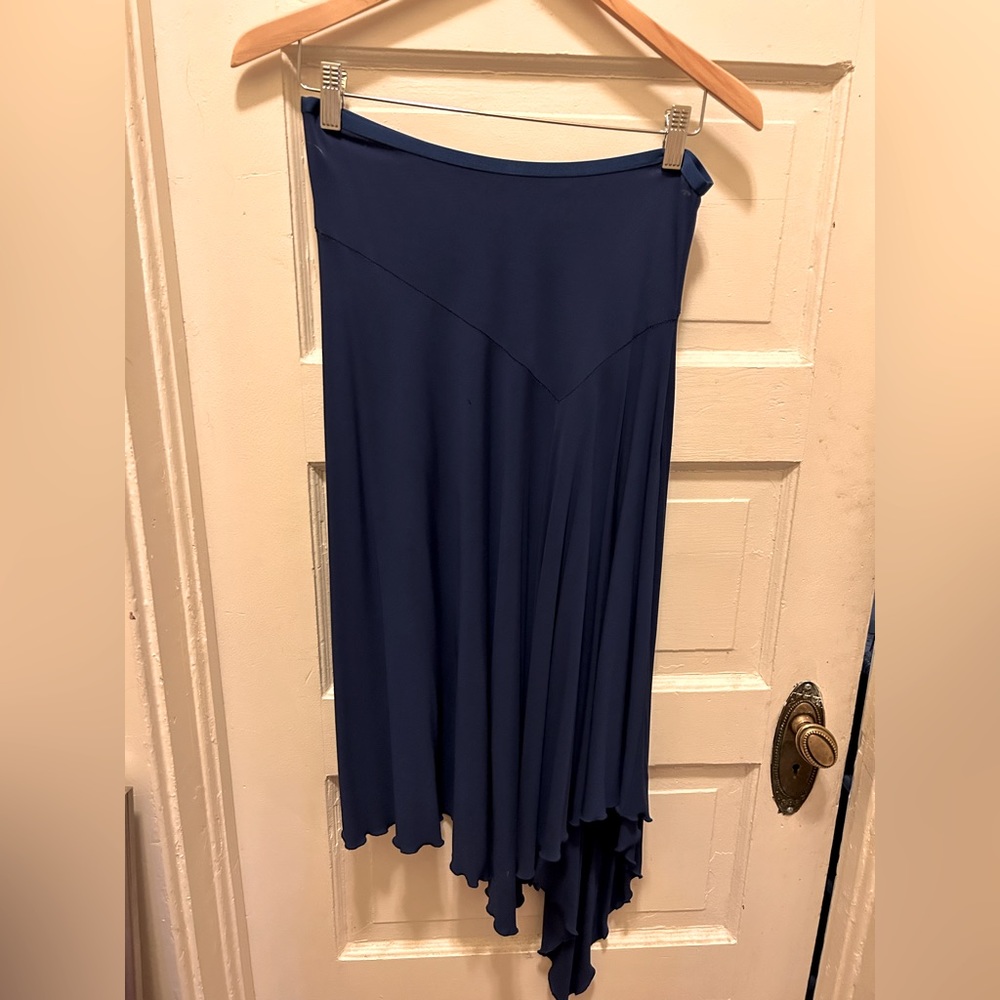 Asymmetrical Blue Diane Von Furstenberg skirt